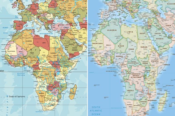 Nesamaziniet Āfriku kartēs!