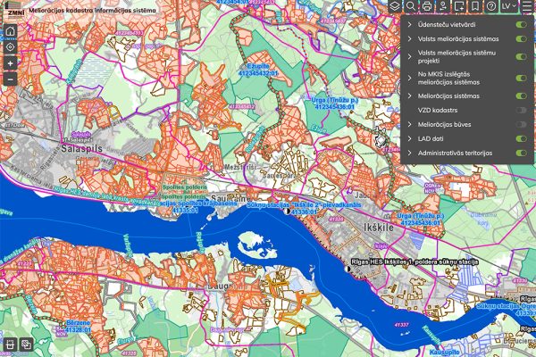 Meliorācijas kadastra karte