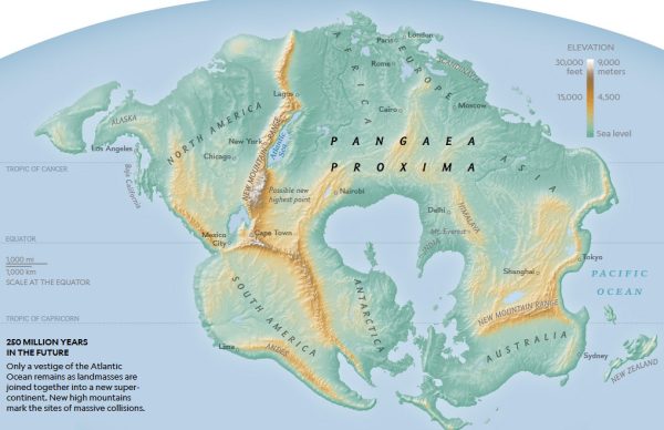 Kā pasaule izskatīsies pēc 250 miljoniem gadu